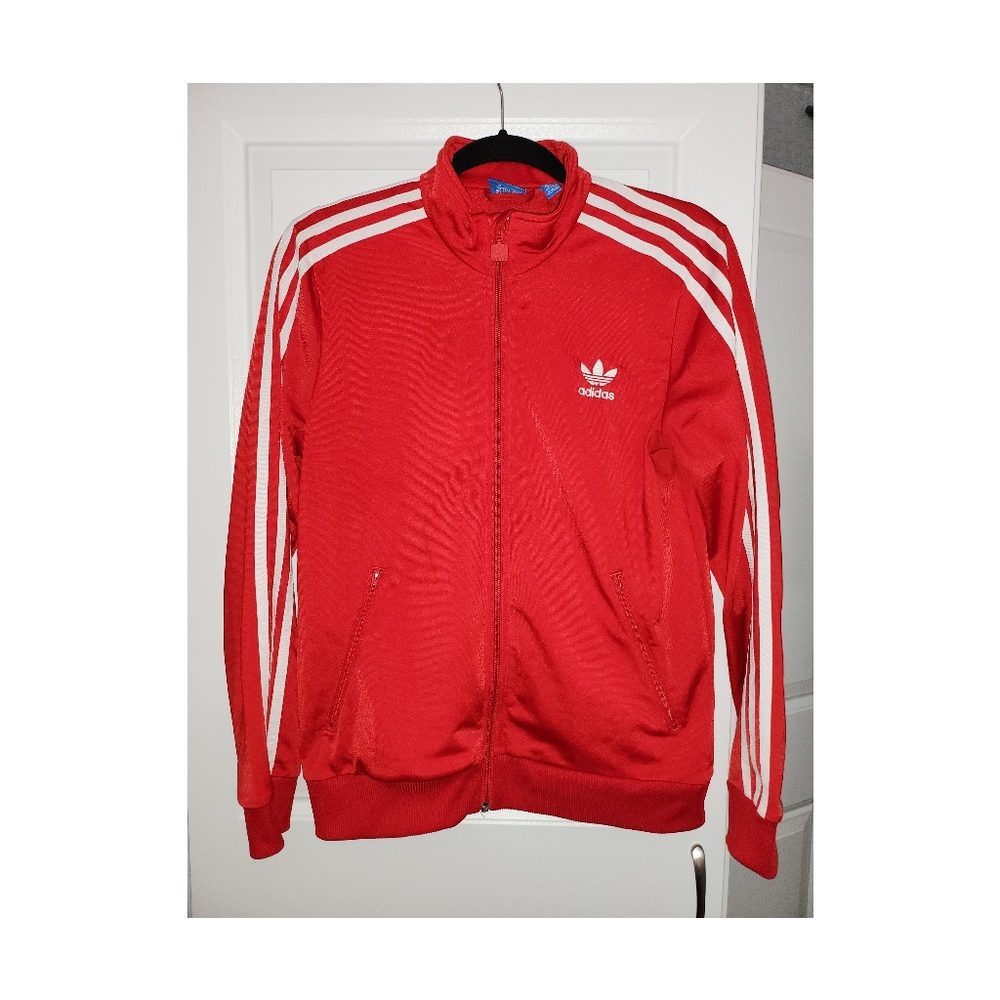 Adidas red Track Jacket